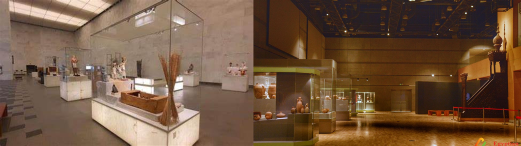 متحف الحضارة بالفسطاط - القاعات الداخلية