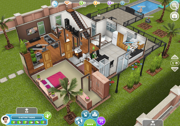 The Sims التعلم عن طريق اللعب للمعماريين